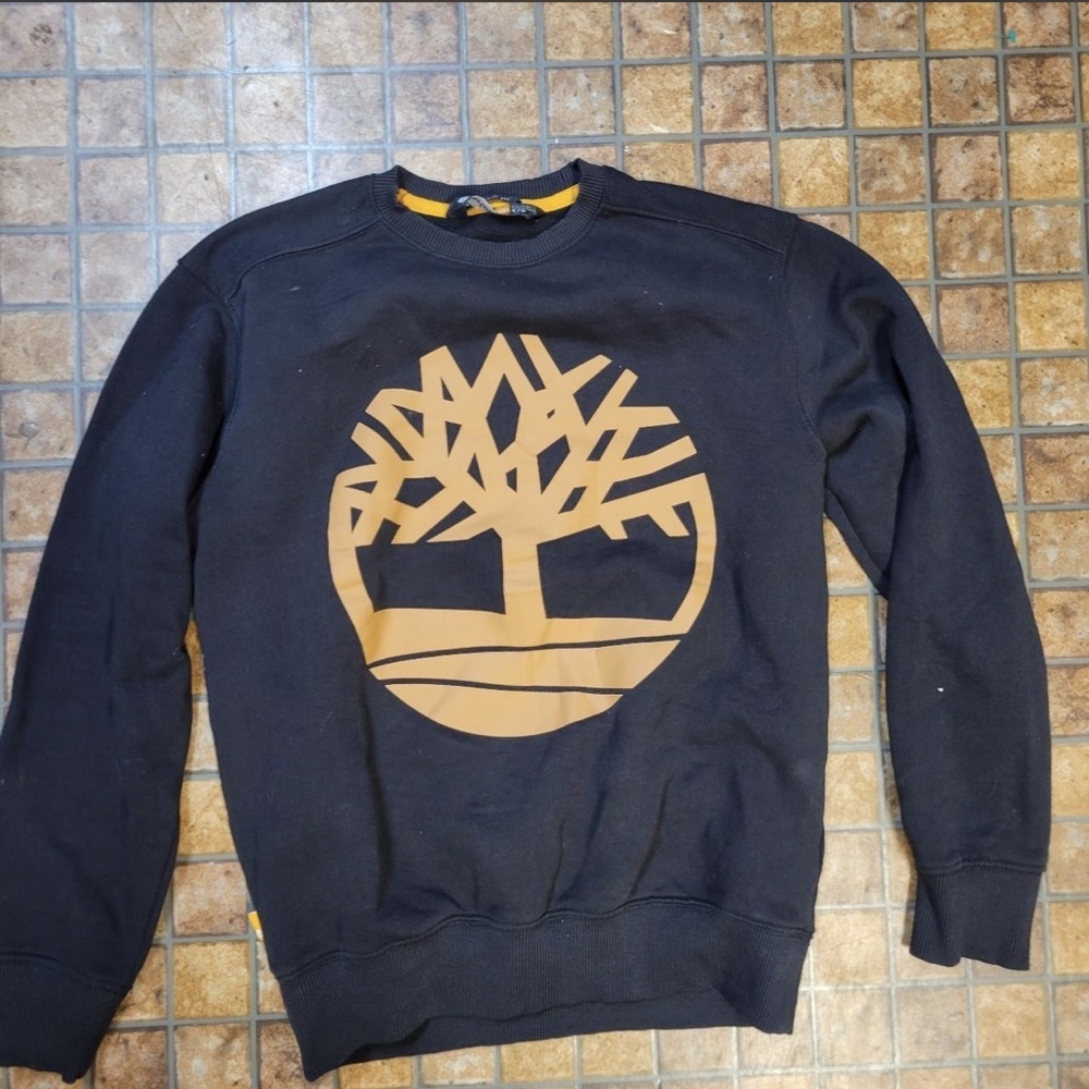 Timberland Black Crewneck Sweatshirt - Picture 1 of 2